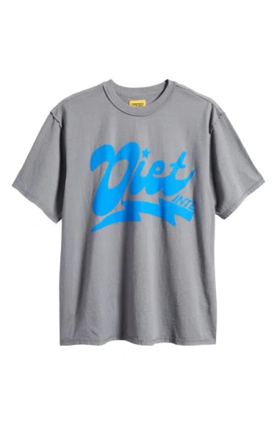 Shop Diet Starts Monday Bolt Graphic T-shirt In Grey