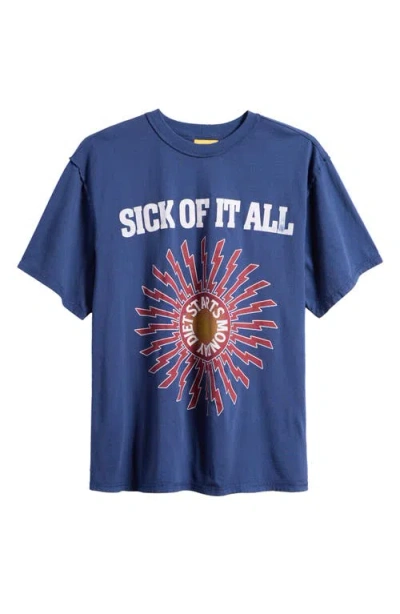 Shop Diet Starts Monday Sick Of It All Graphic T-shirt In Navy