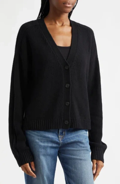 Atm Anthony Thomas Melillo V-neck Cardigan In Black