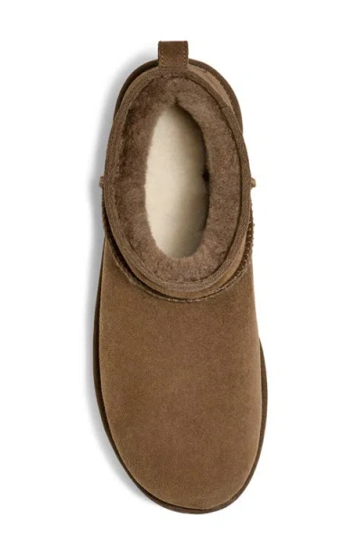 Ugg(r) Ultra Mini Classic Water Resistant Boot In Hickory