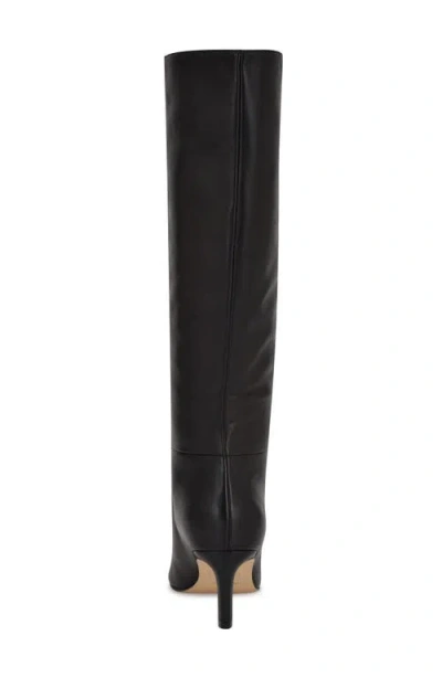 Nine West Lorthey Pointed Toe Knee High Boot In Black
