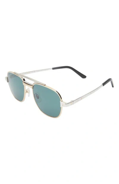 Cartier 56mm Polarized Panthos Sunglasses In Gold