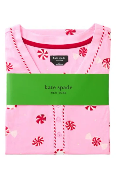 Shop Kate Spade New York Print Pajamas In Pink Multi