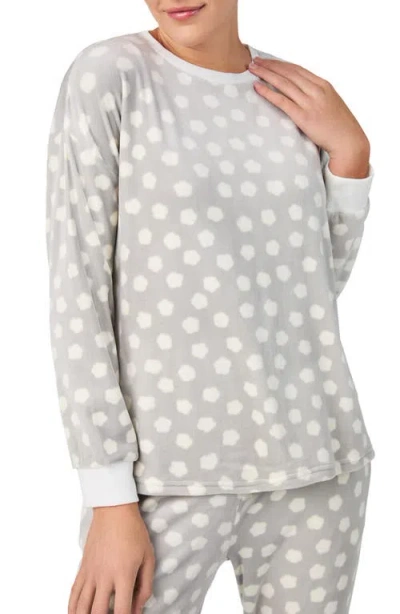 Kate Spade New York Print Pajamas In Grey