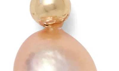 Lady Grey Frankie Pearl Drop Earrings In Gold/pearl