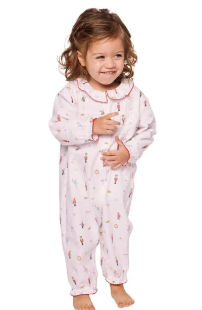 Shop Petite Plume A Night At Nutcracker Cambridge Long Sleeve One-piece Pajamas In White