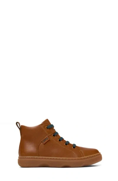 Camper Kids' Kiddo Lace-up Boot In Medium Brown