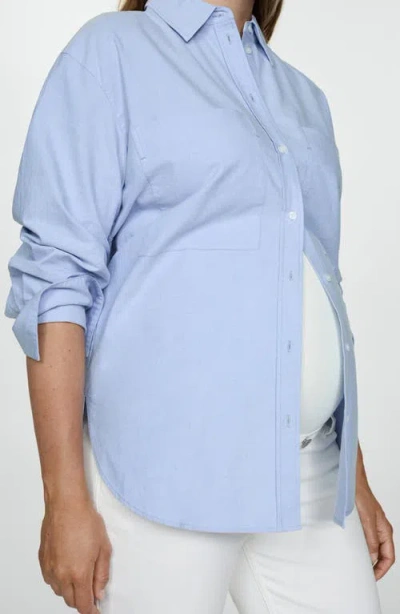 Mango Maternity Straight Jeans White In White