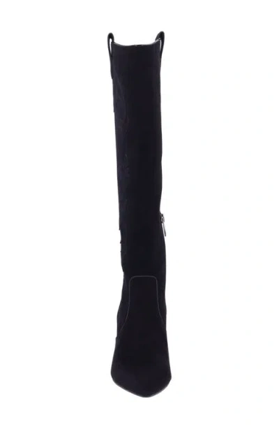 J. Reneé Siera Knee High Western Boot In Black