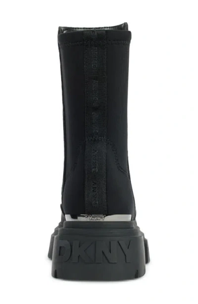 Dkny Fleming Lug Sole Chelsea Boot In Black