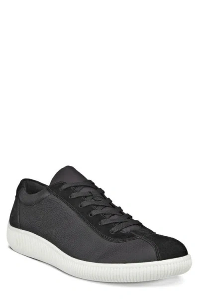 Ecco Soft Zero Sneaker In Black/black