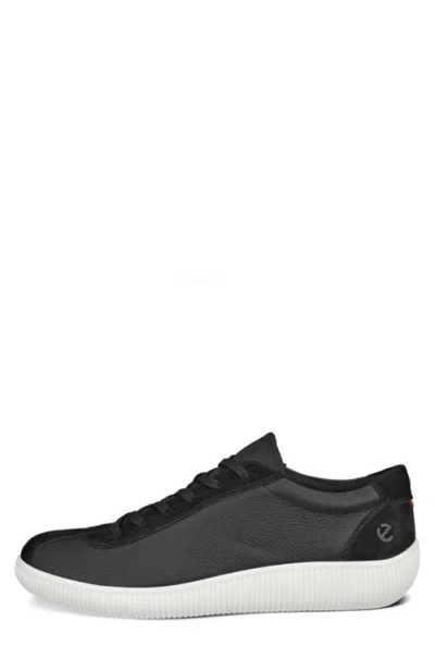 Ecco Soft Zero Sneaker In Black/black