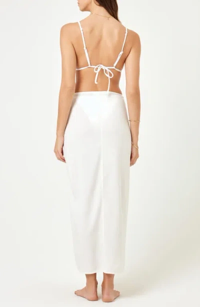 L*space Lspace Portela Cover-up Sarong In Cream