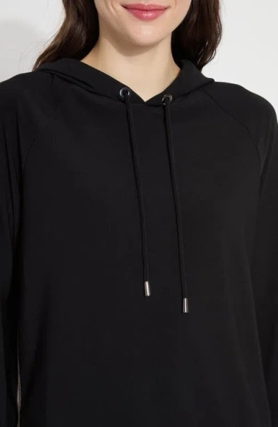 Lyssé Julia Crepe Hoodie In Black