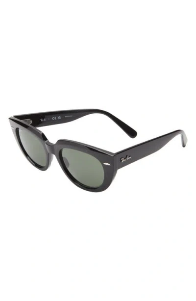 Ray Ban Ray-ban 52mm Square Sunglasses In Black
