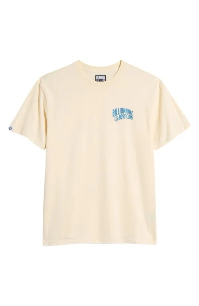 Shop Billionaire Boys Club Small Arch Logo Cotton Graphic T-shirt In Winter White