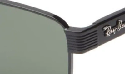 Ray Ban Ray-ban 62mm Square Sunglasses In Black