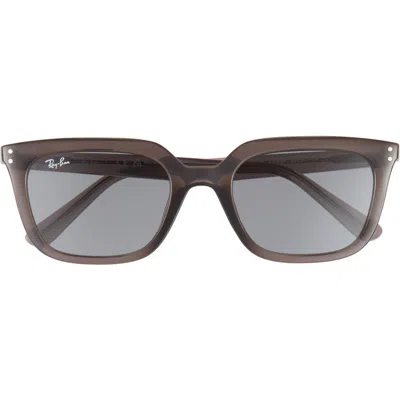 Ray Ban Ray-ban 54mm Square Sunglasses In Transparent Grey