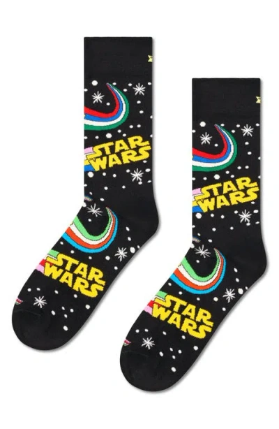 Happy Socks Assorted 3-pack Star Wars Socks Gift Box In Black