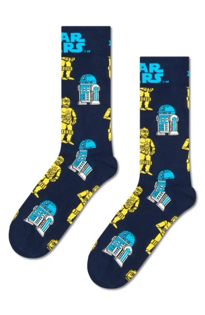 Happy Socks Assorted 3-pack Star Wars Socks Gift Box In Black