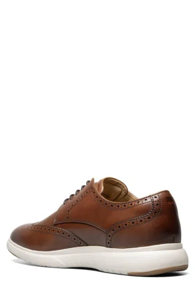 Florsheim Men's Dash Wingtip Oxford Shoes Men's Shoes In Cognac Multi
