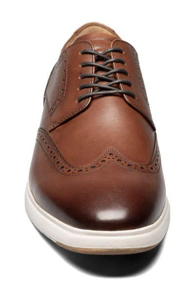 Florsheim Men's Dash Wingtip Oxford Shoes Men's Shoes In Cognac Multi