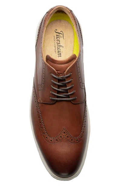 Florsheim Men's Dash Wingtip Oxford Shoes Men's Shoes In Cognac Multi