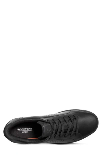 Rockport Men Tristen Step Activated Lace Up Sneaker In Black
