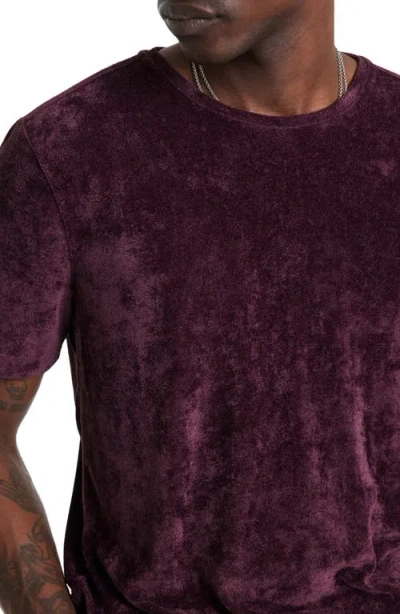 John Varvatos Caminha T-shirt In Dark Plum