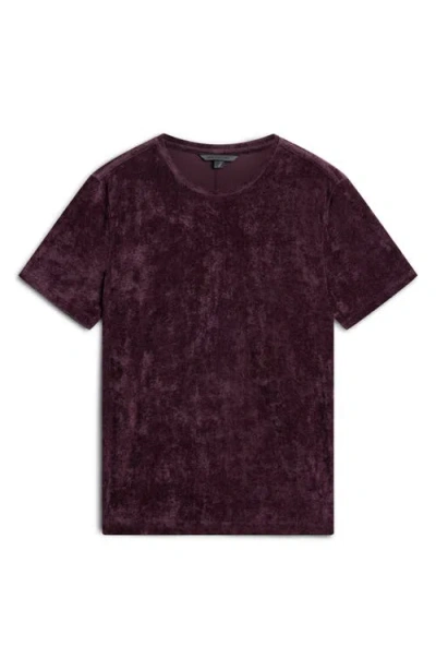John Varvatos Caminha T-shirt In Dark Plum
