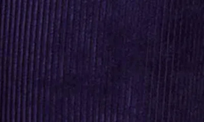 Foxcroft Caden Plush Corduroy Pants In Deep Purple