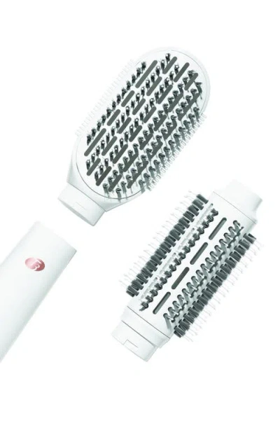 T3 Airebrush Duo Interchangeable Hot Air Blow Dry Brush In White