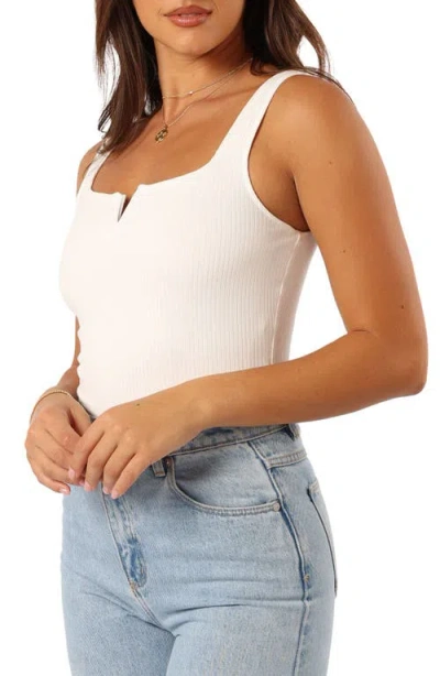 Petal And Pup Petal & Pup Santina Rib Tank In White