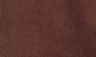 Foxcroft Sammy Corduroy Polo Sweater In Chocolate
