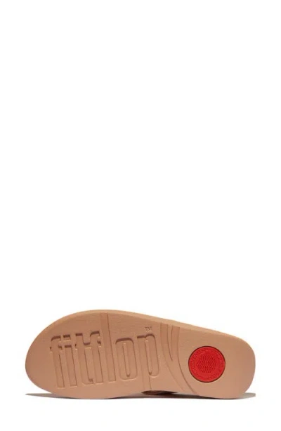 Fitflop Fino Platform Wedge Flip Flop In Paris Beige