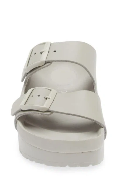 Birkenstock Arizona Pap Flex Platform Sandals In Mineral Gray