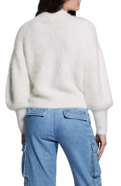 Guess Women's Keyla Fuzzy Sweater In Cream White