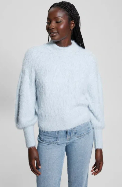 Guess Women's Keyla Fuzzy Sweater In Sky High