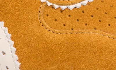 The Office Of Angela Scott The Remi Perforated Suede Low-top Sneakers In Marigold