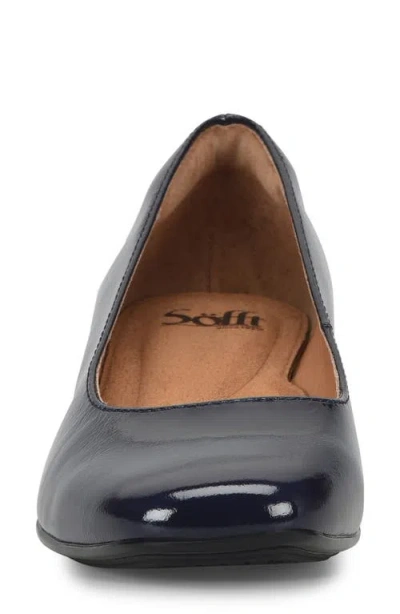 Söfft Lillian Pump In Darya Navy Patent