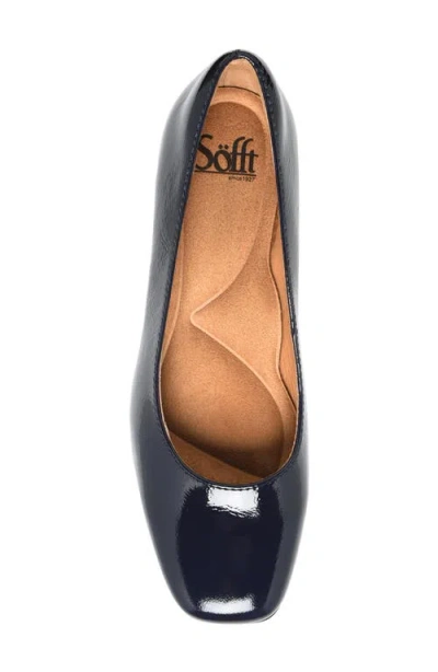 Söfft Lillian Pump In Darya Navy Patent