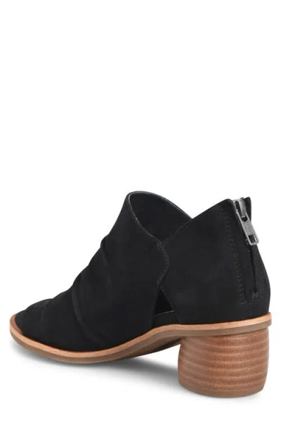 Söfft Catelyn Peep Toe Bootie In Black