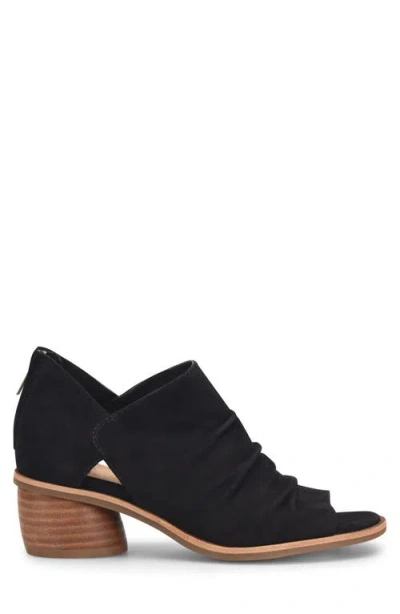 Söfft Catelyn Peep Toe Bootie In Black