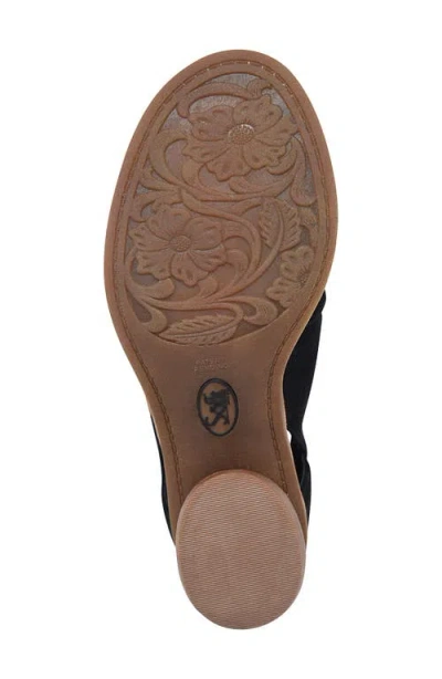 Söfft Catelyn Peep Toe Bootie In Black