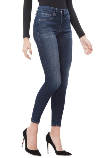Good American Good Legs Ankle Skinny Jeans In Blue260