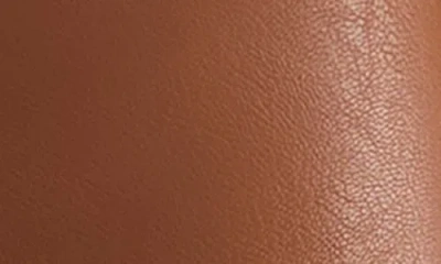 Commando Faux Leather Crop Flare Legging In Cocoa In Cocoa