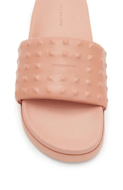 Allsaints Shay Slide Sandal In Pink