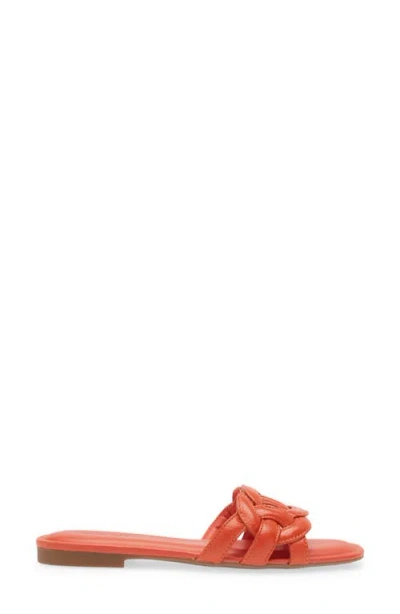 Nordstrom Carolina Slide Sandal In Orange Tangerine