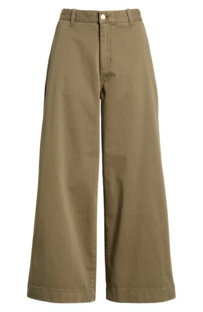 CASLON CASLON® ULTRA HIGH RISE WIDE LEG TWILL PANTS 