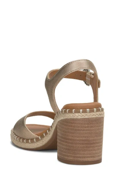 Lucky Brand Jennyl Ankle Strap Espadrille Sandal In Stardust Etoile